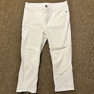 St. John’s Bay Capri white jeans